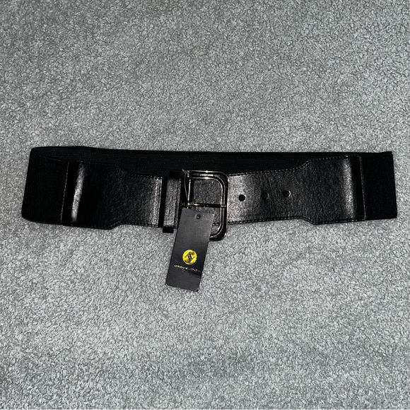 Adrienne Vittadini Black Wide Belt - Picture 1 of 4